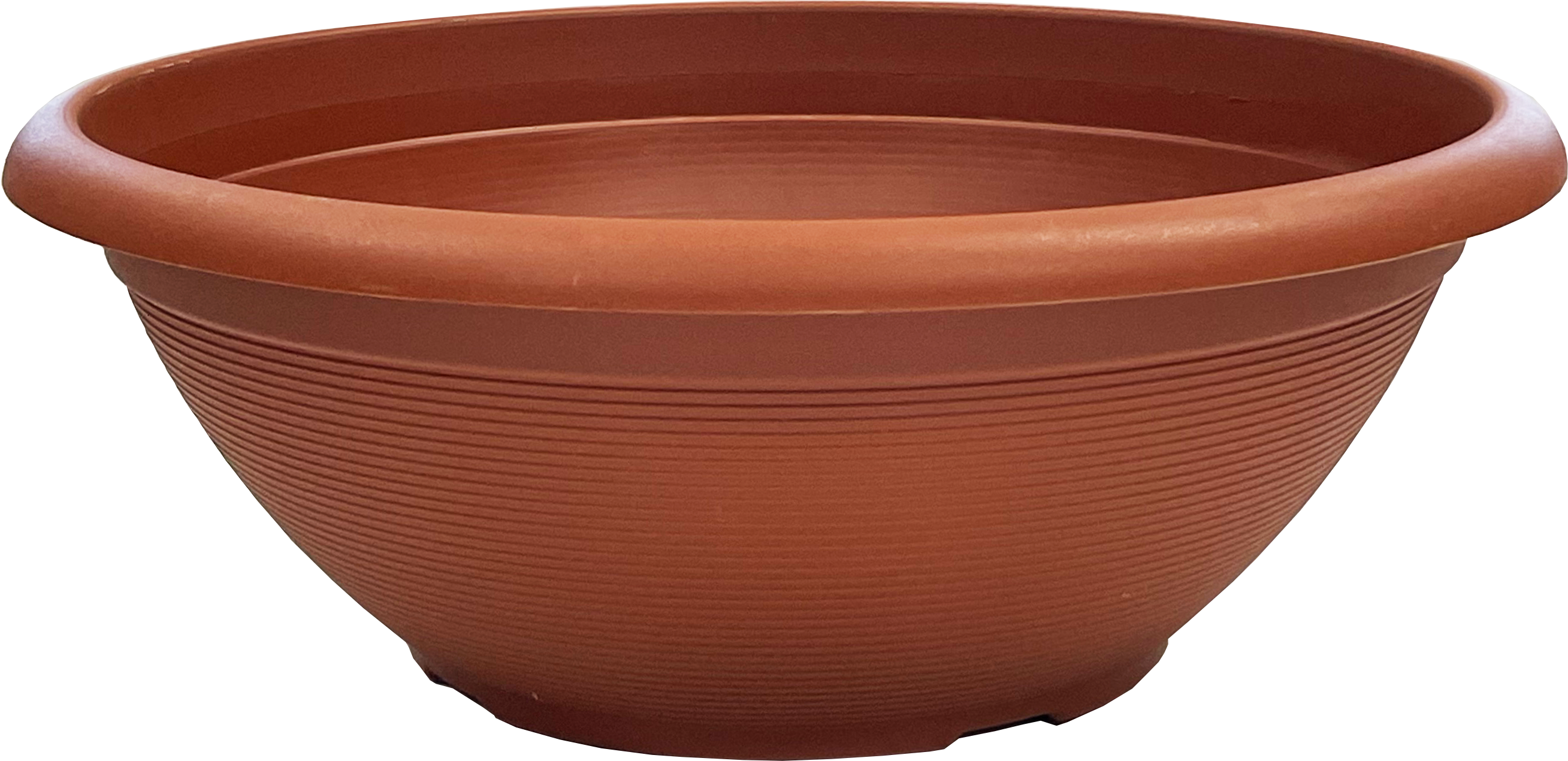 17 Inch Helix Bowl Terra Cotta - 36 per case - Decorative Planters